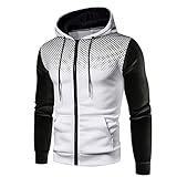 Hirolan Herren Wintersport Jumpsuit Jogger Jogging Anzug Trainingsanzug Overall Casual Fitness Anzug Mit Punkten Hoodie Sweatshirt Und Hose Trainingsanzug Polyester lauschig