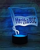 Hertha BSC Berlin LED Licht Log