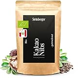 BIO Kakaonibs 1000g laborgeprüft, ohne Zusätze | Kakao Nibs aus peruanischen Kakaobohnen | Superfood vegan im wiederverschließbaren Aromapack