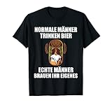 Männer Trinken Bier Echte Männer Brauen Hopfen Bierbrauer T-S