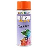 DUPLI-COLOR 741081 AEROSOL ART RAL 2009 verkehrsorange glänzend 400 ml, transparent, (1er Pack)