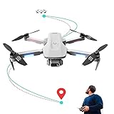 ZYUN GPS-drohne Mit 4k-Kamera, Bürstenloser Motor 5G WiFi-übertragung, RC Quadcopter Mit Auto Return Home/Follow Me/waypoints/Circle Fly, Kinder Anfäng