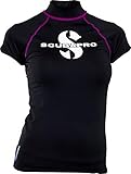 SCUBAPRO Damen UPF 50 Cap Sleeve Rash Guard, Unisex-Erwachsene, Onyx, M