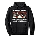 Ich mag Anime und vielleicht 3 Leute Japanische Manga Pullover H