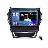 YCJB Auto-Stereo Android 10.0 SAT-Radio für IX45 Santa FE 2013-2017 Navigation 9in Head Unit 2Din Multimedia-Video-Player FM-Empfänger mit 4G 5G Wifi SWC Bluetooth Carplay,M300