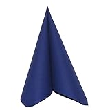 Servietten Royalblau Dunkelblau Tischdeko Hochzeitsdeko Servietten falten 40x40