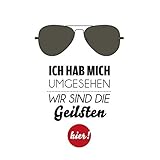 Servietten Geburtstag Party Brille 20 St 3-lagig 33x33cm, Plus Menükarte A5