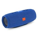 ist Präfekt für Streaming / Podcasting / Gaming Lohnt3 Bluetooth-Lautsprecher tragbarer drahtloser Lautsprecher 2200mAh-Powerbank wasserdichter Sportlautsprecher ( Color : Blue )