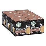 STARBUCKS Caffè Latte by Nescafe Dolce Gusto Kaffeekapseln, 72 Kapseln ( 6 x 12)