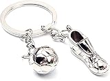 Football Shoes Metal Sports Key Ring Key Holder DecorDauerhaft Nützlich und praktisch Nettes Design Praktisches Design und langlebig