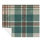 Projection Plaid Hemdform Fleecedecke Doppeldecke – weicher, leichter Plüsch gemütlich – perfekt für Bett, Sofa, Couch, Reisen, Camping, 150 x 199