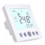 Digital Thermostat C16 Raumthermostat Fußbodenheizung Wandheizung LED weiß