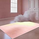 FACWAWF Farbe Abstrakter Druck Kaschmirimitat Kurz Samt Großer Wohnzimmerteppich Innen- Und Außenkorridor Fußmatte Kinderzimmer Schlafzimmer Teppich Dekoration 40x120