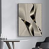 Danjiao Silber Goldene Abstrakte Geometrische Patchwork Leinwand Gemälde Moderne Nordeuropa Poster Und Drucke Für Raumdekoration Bild Schlafzimmer 50x75