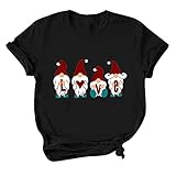 Weihnachten bayan elbiseler oberteil blau damen damen pullover damen tshirt kurzarm bluse weihnachtsmotiv damen kurzmantel damen streetwear für mädchen damen mode 2021 sommer oversize hoodie vintag