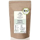 Nana-Minze BIO-Tee geschnitten in Bio-Qualität mit loser Nanaminze (Spearmint, marokkanische Minze),100g | Tea2B