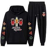 JRSJ Squid Game Cosplay Kapuzenpullover - Freizeitanzug 001 067 Damenmantel 240 Zipper Trainingsanzüge 218 456 Sportanzug