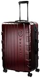 Bugatti Hartschalenkoffer Galatea 73.5 x 48 x 27.5 cm - 96L - 4 Rollen Reisekoffer, Rot mit TSA Z