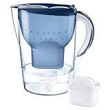 BRITA Marella XL Filterkaraffe 2,4 Liter blau mit Maxtra+ F