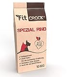 cdVet Fit-Crock Hundefutter trocken Spezial Rind Mini 10 kg, purinarm & g