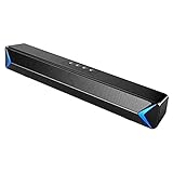 UOOD Soundbar, Fernseher Sound Bar Heimkino-Lautsprecher mit Dual-Verbindungsweg, Bluetooth 5.0, Film- / Musik, verbesserte Bass-Technolog