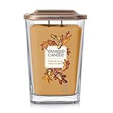 Yankee Candle Amber und Acorn Duftkerze, Glas, Braun, Groß, 552