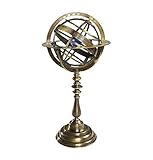 Authentic Models GL052 - Globus - Armillarsphäre - Bronze - Museumsqualität - Originalgetreues Replikat - Höhe 36,5 cm Ø 18,5