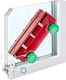 Tyroler Fensterreiniger mit regulierbarer Magnetkraft Glider D-4 | Fensterputzen leicht gemacht | Glasscheibenreinigung innen und außen | Für einfach, doppelt oder dreifach verglaste Fenster 2-40