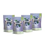 STARK® 4x Protein Müsli Blaubeer Kokos Nuss à 350 g I Veganes Bio Proteinmüsli | Eiweiß Müsli als Frühstück und Fitness Nahrung | 27%