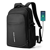 Mark Ryden 2019 Neue Diebstahlsicherung Mode Männer Rucksack Multifunktions wasserdichte 15,6 Zoll Laptop Tasche Mann USB Lade Reisetasche (3.0Schwarz)