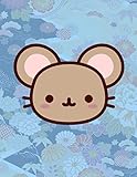 Year of the Rat Sketchbook: Lucky Blue Japanese Zodiac Chinese New Year Rat - Large Blank Sketch Book - 8.5 x 11 Inches - 110 Pages (Chinese New Year Gifts)