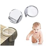 SENTRYFOX Eckenschutz Kantenschutz Baby Möbel und Tischecken | Kindersicherung Kinderschutz Kantenschoner | Stoßschutz für Kinder Babys | Babyschutz, Transparent | (12 Stück)