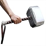 Nordische Mythologie Metall Mjölnir Thors Hammer Replik 1: 1 Halloween Requisiten Halloween Cosplay Schaum Thors Hammer Cosplay Donner Hammer Geburtstagsgeschenk