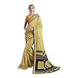 Indian Printed Georgette Saree Sari mit Bluse Stück traditionelle Designer Bollywood ethnische Kleidung Kleid für Frauen Casual Wear Women Muslim Kaftan Hijab Burqua Ethnic 8646