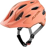 ALPINA Unisex - Kinder, CARAPAX JR. Fahrradhelm, peach matt, 51-56