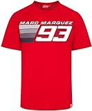 MM93 Offizielles MotoGP Stripe 93 T-Shirt - Rot - XXL