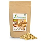 Tausendkraut PREMIUM BIO Zedernüsse - 200g - Pinienkerne - Beste Qualität - Hohe Produktsicherheit - BIO-Zertifiziert - Deutsches Unternehmen - Von der sibirischen Zirbelk