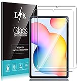 LϟK 2 Stück Schutzfolie kompatibel mit Samsung Galaxy Tab S6 Lite 10,4 Zoll Panzerglas - Folie [Lite Paper Feel] 9H Härte HD Klar Glas Displayschutzfolie Fingersensor B