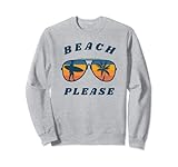 Beach Please Surfer Sonnenbrille Urlaub Palme Tropical Sw