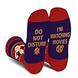 Do Not Disturb Gaming-Socken, lustige Socken für Männer und Frauen, Teenager, Jungen – Kleid Baumwollsocken Spielliebhaber Geschenk, W1-movies-01, Medium-Larg