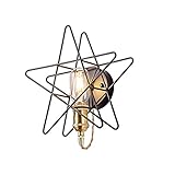 ZCCLCH Amerikanische Industrie Moderne Kreativität Wandleuchte Gold Edelstahl Zubehör In Schwarz Wandleuchte Room Decor Kinder Spiegel Scheinwerfer Nachttischlampe Restaurant W
