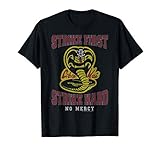 Cobra Kai Strike First Strike Hard Logo T-S