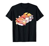 Kawaii Süße katzen Sushi Otaku Japanisch T-S