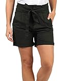 VERO MODA Damen Shorts VMEva Paperbag Kurze Hose mit Gürtel 10225993 Phantom S