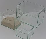 Sandbad Badehaus Jacuzzi für Nager aus Glas 20x15x15