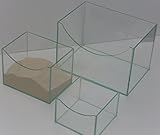 Sandbad Badehaus Jacuzzi für Nager aus Glas 20x15x15