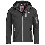 Höhenhorn Breithorn Herren Softshell Jacke Outdoor Schwarz Gr. M