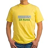 CafePress Nurse 2.PNG T-Shirt aus 100 % Baumwolle Gr. M, gelb