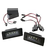 LED Kennzeichenbeleuchtung ALU CREE von Recambo passend für AUDI A6 Limo + Avant C8 | Cree LED + ALU