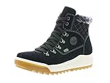 Rieker Damen Winterstiefel Y4738, Frauen Stiefel,wasserdicht,riekerTEX,Winterschuhe,uebergangsschuhe,warm,Lady,schwarz (00),38 EU / 5 U